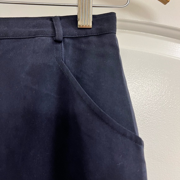 Vintage Jones New York 100% Silk Pencil Skirt with Pockets - Picture 6 of 9